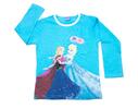 Dívčí triko s dlouhým rukávem, Frozen | Velikost: 104-110 | Modrá