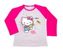 Dívčí triko s dlouhým rukávem, Hello Kitty | Velikost: 92-98 | Růžová