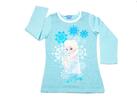 Dívčí triko s dlouhým rukávem, Frozen | Velikost: 104-110 | Světle modrá