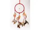 Červený s korálky, 40 cm
