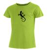 Pánské bavlněné tričko ještěrka, zelená/černá | Velikost: S