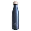 Nerezová láhev 500 ml | Modrá + růžové víčko
