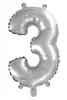 Nafukovací číslo 3 - stříbrná