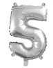 Nafukovací číslo 5 - stříbrná
