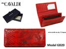 Dámská peněženka Cavaldi, GD20 | Červený krokodýl