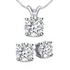 Sada náušnic a přívěsku s krystaly Swarovski Elements - Martini