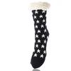 Dámské ponožky TERMAL z ovčí vlny LOOKeN, vzory 2 | Velikost: 35-38 | Černá