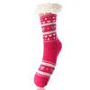 Dámské ponožky TERMAL z ovčí vlny LOOKeN, srdíčka | Velikost: 35-38 | Růžová