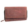 Dámská kožená peněženka | Červená