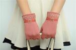 Elegantní dámské rukavice | Růžová