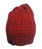 Pletená vlněná čepice | Červená