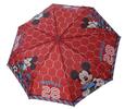 Dětský skládací deštník - Mickey Mouse | Červená
