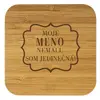 Bambusová bezdrôtová nabíjačka "Moje meno nemali. Som jedinečná!"