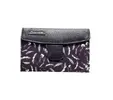 Peněženka Meatfly Mia Ladies Wallet E (černá s potiskem pírek)
