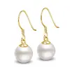 Náušnice Gold Solid Pearl