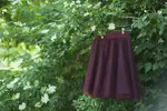 Tylová sukně | Velikost: UNI | Čokoladová
