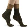 Třpytivé zlaté ponožky "Chic" | Velikost: 35-39 | Zlatá