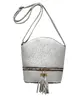 Dámská crossbody kabelka Monica&Co K3241 Silver