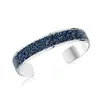 Ocelový náramek Levien Stardust Metal v modré barvě Bermuda Blue | Velikost: 18-19cm