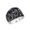 Prsten Levien Rocks Grey Metalliseé | Velikost: 53