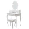 Toaletní stolek se zrcadlem a stoličkou – 13