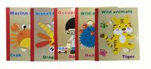 Dětská dřevěná kniha - 5x puzzle