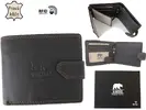 Pánská peněženka Hunters premium, 307, na šířku | Tmavě hnědá