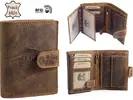 Pánská peněženka Hunters premium, 323, na výšku | Hnědá