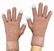 Dámske vlněné rukavice na dotykový displej | Meruňkové