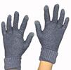 Dámske vlněné rukavice na dotykový displej | Šeděfialová