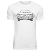 Pánské tričko edice 60´s – černý tisk Camaro | Velikost: S | Bílá