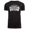 Pánské tričko edice 60´s – bílý tisk Camaro | Velikost: S | Černá