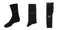 19V69 Italy Ponožky Business 5-Pack Black (C130) | Velikost: 39-41 | Černá