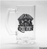 Skleněný korbel Queen: Logo
