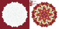 Mandala štěstí | Rozměr: 20 × 20 cm