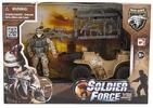 Figurka Soldier Force VIII a terénní vozdilo