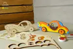 3D-puzzle coloring model Car (autíčko)
