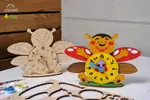 3D-puzzle coloring model Clocks (hodiny)