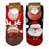 2 páry dámských vánočních termo ponožek | Velikost: 35-38 | Santa/Sobík
