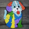 Dřevěné puzzle - Pejsek