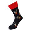 Vánoční pánské ponožky | Velikost: 40-43 | Černá / sob