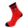 Vánoční dámske ponožky | Velikost: 37-40 | Červená / rudolf