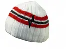Čepice Beanie Haven – bílá/červená | Velikost: S/M
