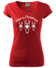 Dámské sobí tričko | Velikost: XS | Červená