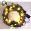 Vánoční věnec 20 LED - teplá bílá