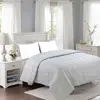 Přehoz přes dvoulůžko Jednobarevný světle šedý 200 x 240 cm (CS02)