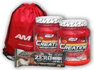 2x Creatin Amix, 500 g + dárek: Amix BAG (červený) a Zero Hero High Protein Low Sugar Bar, 65 g | Velikost: -