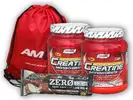 2x Creatin Amix, 500 g + dárek: Amix BAG (červený) a Zero Hero High Protein Low Sugar Bar, 65 g | Velikost: -