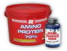 Amino Protein 70%, 3500 g + dárek: Mega Tribulus 1000, 200 tablet | Velikost: Vanilka
