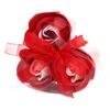Sada 3 mýdlových květů – červené růže